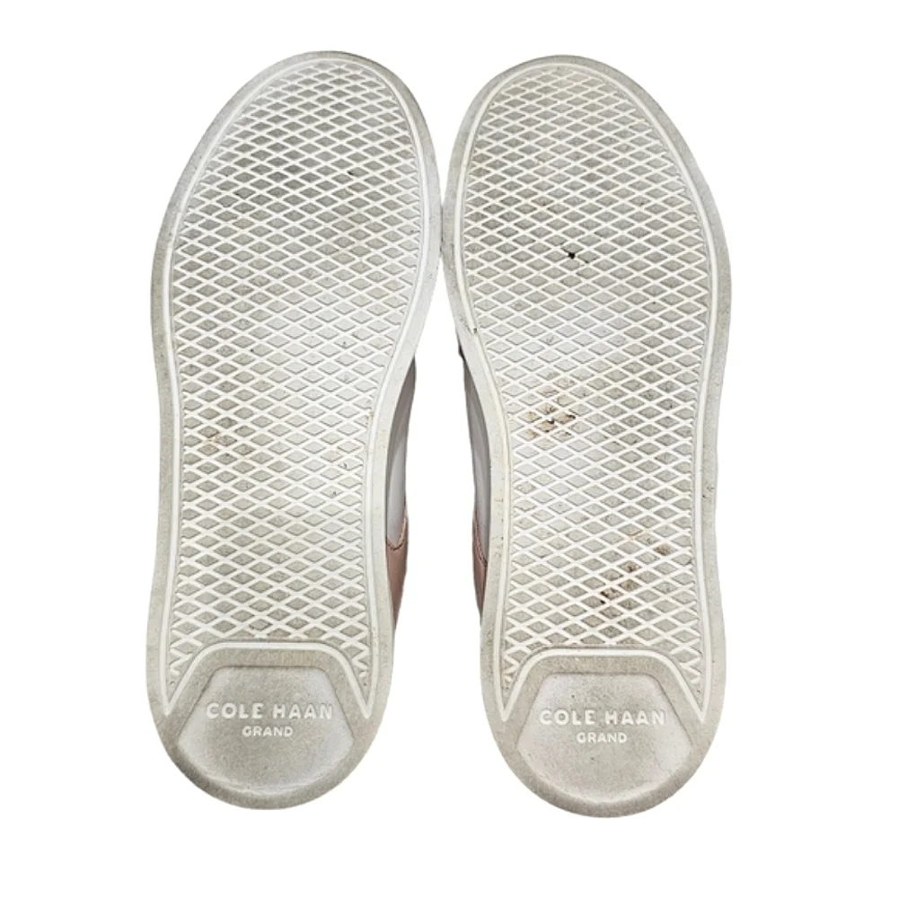 Cole Haan Grand Crosscourt Sneakers in Peach Whip Leather Size 6.5 Women's - Picture 8 of 9